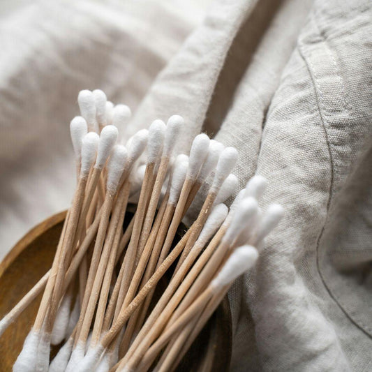 Bamboo Ear Buds (100pc)