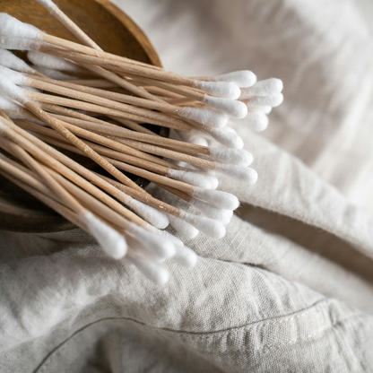 Bamboo Ear Buds (100pc)